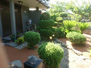 2017/6/8　 小倉南区貫のA邸をガチン固施工しました！駐車場もガチン固で仕上げ広く綺麗になりました。